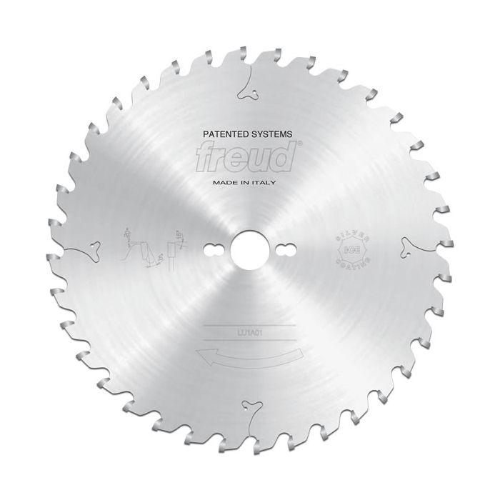 Freud LU1A01 300 mm Carbide Tipped Blade to Cut Solid Wood for radial and pendulum machines.