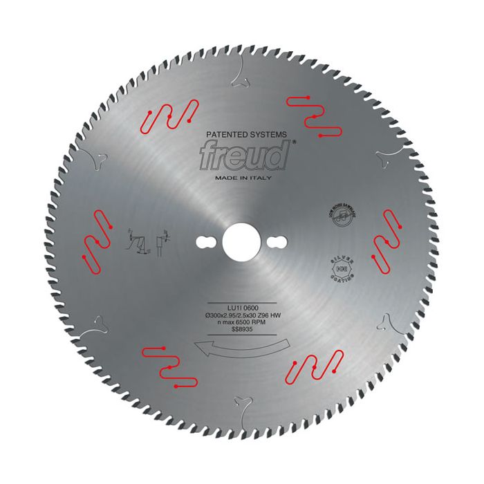 Freud LU1I06 300 mm Carbide Tipped Blade to Cut Solid Wood Molds