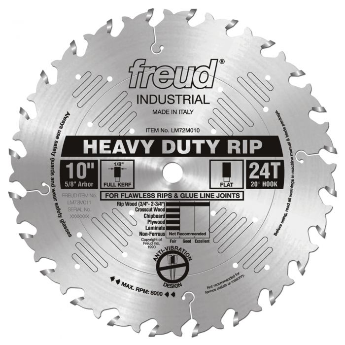 Freud LM72M010 10" Heavy-Duty Rip Blade
