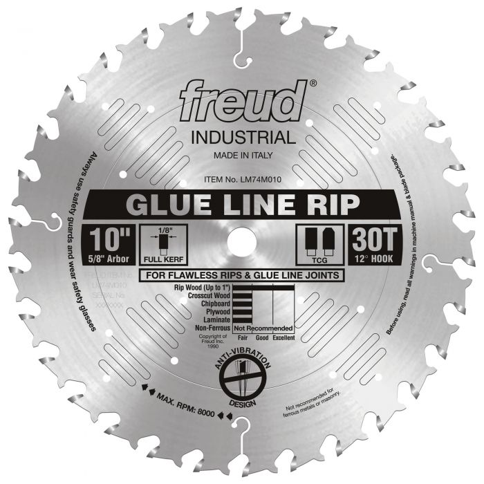 Freud LM74M010 10" Glue Line Ripping Blade