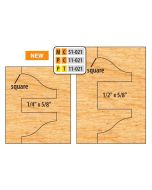 FREEBORN - PT-11-021 - T-ALLOY DOUBLE SIDED COPE & PATTERN SET Shaper Cutter