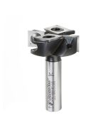 Amana tool RC-2253 Insert Mini Surfacing & Rabbeting Flycutter 2+2 Flute Design 1-1/2 D x 1/2 Inch CH x 12mm SHK Router Bit, Includes 2 Each of HMA-12 and HCK-70