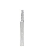 Amana tool 51375 CNC SC Spiral O Single Flute, Aluminum Cutting 3/16 D x 5/8 CH x 3/16 SHK x 2 Inch Long Up-Cut Router Bit with Mirror Finish