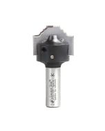 Amana tool RC-2494 CNC Insert Nova System Bead Plunge Form for MDF and Wood Cabinet Doors 27/32 D x 19/64 CH x 1/2 Inch SHK Router Bit