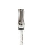Amana tool 45460-3US Carbide Tipped Flush Trim Plunge Template Up Shear Angle 1/2 D x 1 Inch CH x 1/4 SHK w/ Upper Bal Bearing Router Bit