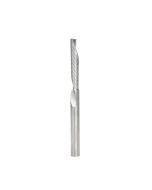 Amana tool 57308 Metric SC Spiral O Single Flute, Aluminum Cutting 6 D x 32 CH x 6 SHK x 76mm Long Down-Cut ?Router Bit with Mirror Finish