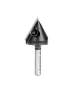 Amana tool RC-1148 Insert V-Groove 60 Deg x 59/64 CH x 1/4 Inch SHK CNC Router Bit