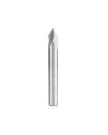 Amana tool 45624 Solid Carbide V Groove 60 Deg x 1/4 D x 7/32 CH x 1/4 Inch SHK Router Bit