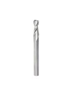 Amana tool 46460 SC Spiral Plunge with Corner Radius for Solid Wood 1/16 R x 1/4 Dia x 3/4 CH x 1/4 SHK 2-1/2 Inch Long Up-Cut Router Bit