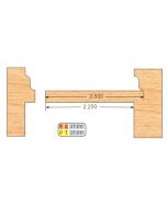 Freeborn PC-27-011 Window Sash Cutter Set for Mortise and Tenon