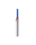 Amana tool 43600-K SC Spektra Extreme tool Life Coated Double Straight V Flute, Plastic Cutting 1/8 D x 1/2 CH x 1/4 SHK x 2 Inch Long Router Bit