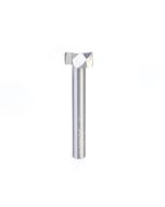 Amana tool 43625 SC Plastic High Polish Surface Finish 1/2 D x 0.04 R x 0.236 CH x 1/4 SHK x 2 Inch Long Up-Cut CNC Flattening Router Bit