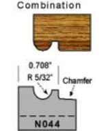 5/32 radius combination profile