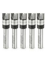 Amana tool 45475-S-5, 5-Pack Carbide Tipped Dado Clean Out 3/8 D x 1/4 CH x 1/4 Inch SHK w/ Upper Bal Bearing Router Bits