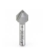 Amana 45704 Carbide Tipped V Groove 90 Deg x 1/2 Dia x 1/2 x 1/4 Inch Shank