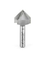 Amana 45714 Carbide Tipped V Groove 90 Deg x 3/4 Dia x 5/8 x 1/4 Inch Shank