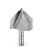 Amana tool 45732-CNC Carbide Tipped V-Groove 90 Deg x 2 Inch D x -1-3/4 CH x 1/2 SHK Router Bit