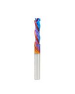 Amana tool 46018-K CNC SC Spektra Extreme tool Life Coated Mortise Compression Spiral 1/4 D x 1 CH 1/4 SHK 2-1/2 Inch Long 3 Flute Router Bit
