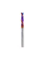 Amana tool 46033-K CNC SC Spektra Extreme tool Life Coated Mortise Compression Spiral 1/4 D x 7/8 CH 1/4 SHK 3 Inch Long 2 Flute Router Bit