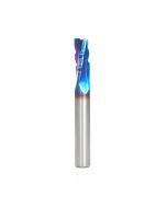 Amana tool 46151-K CNC SC Spektra Extreme tool Life Coated Phenolic, Resin and Composite Cutting with Chipbreaker Slow Helix Up-Cut 3/8 D x 1 CH x 3/8 SHK x 3 Inch Long x 3 Flute Router Bit
