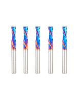Amana tool 46170-K-5, 5-Pack CNC SC Spektra Extreme tool Life Coated Compression Spiral 1/4 D x 7/8 CH x 1/4 SHK x 2-1/2 Inch Long 2 Flute Router Bits