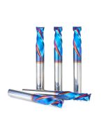 Amana tool 46171-K-5, 5-Pack CNC SC Spektra Extreme tool Life Coated Compression Spiral 3/8 D x 7/8 CH x 3/8 SHK x 3 Inch Long 2 Flute Router Bits