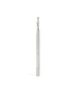 Amana tool 46239 SC Spiral Plunge 3/32 Dia x 1/4 Cut Height x 1/8 Shank x 2 Inch Long 2 Flute Down-Cut Router Bit