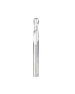 Amana tool 46463 Solid Carbide Double Flute Up-Cut Bal Nose Spiral 1/8 R x 1/4 D x 3/4 CH x 1/4 SHK x 2-1/2 Inch Long Router Bit