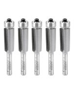 Amana tool 47105-5, 5-Pack Carbide Tipped Dynabit Laminate Flush Trim 1/2 D x 1 Inch CH x 1/4 SHK w/ Lower Bal Bearing Router Bits