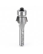Amana 47200 Carbide Tipped Bevel Laminate Trim 15 Deg x 5/8 Dia x 9/32 x 1/4 Inch Shank with Ball Bearing