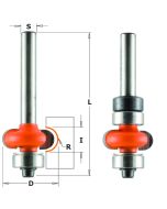 CMT 862.050.11 Edge-Fluting Bit, 13/64-Inch Radius, 1/4-Inch Shank