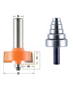 CMT 835.501.11 Rabbeting Set, 1/2-Inch Shank