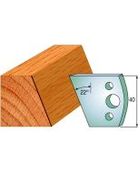 CMT 690.001 Pair of Profiled Knives for Shaper Cutters, 1-37/64-Inch Cutting Length, 5/32-Inch Thickness Shaper Cutter
