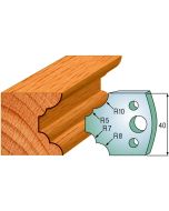 CMT 690.022 Pair of Profiled Knives for Shaper Cutters, 1-37/64-Inch Cutting Length, 5/32-Inch Thickness Shaper Cutter