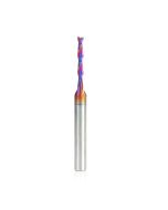 Amana tool 48116-K SC Spektra Extreme tool Life Coated Spiral Plunge 3mm Dia x 20mm CH x 6mm SHK 63mm Long Up-Cut Router Bit