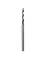 ONSRUD 49-001 1/4" High Speed Steel Two Flute Downcut for Aluminum Router Bit