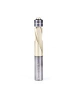 Amana tool 51432-Z Solid Carbide InVectra Aluminum Laminate Trim 1/2 D x 5/8 CH x 1/2 SHK x 3-1/2 Inch Long ZrN Coated Router Bit