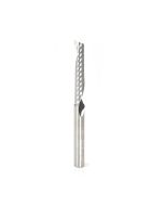 Amana tool 51476 CNC SC Spiral O Single Flute, Aluminum Cutting 1/4 D x 1-1/2 CH x 1/4 SHK x 3 Inch Long Up-Cut Router Bit with Mirror Finish