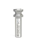 Amana tool 51553 Carbide Tipped Bulnose 1/8 Radius x 23/32 Dia x 9/16 Cut Height x 1/2 Inch Shank Router Bit