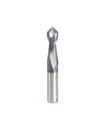 Amana tool 51654 CNC Solid Carbide 90 Deg V Spiral with AlTiN Coating for Steel & Stainless Steel 3/8 D x 7/8 CH x 3/8 SHK x 2-1/2 Inch Long Up-Cut Dril/Router Bit/End Mil