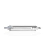 Amana tool 51672 118 Deg Point Center Dril High Performance SC AlTiN Coated 60 Deg Double End Dril 2-Flute 5/16 D x 1/8 CH x 5/16 SHK x 2-1/8 Inch Long Countersink