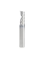 Amana tool 51844 CNC SC Spiral O Single Flute, Aluminum Cutting 3/8 D x 7/8 CH x 3/8 SHK x 2-1/2 Inch Long Up-Cut Router Bit with Mirror Finish