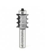AMANA - 54213 - 2 FLUTE TRIPLE BEADING BIT WITH BALL BEARING GUIDE, 7/8" DIAMETER