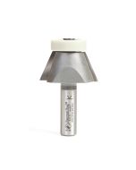 Amana 57171 Carbide Tipped Karran Stainless Steel Edge Sinks 24 Deg Bevel Solid Surface 1-3/4 Dia x 7/8 x 1/2 Inch Shank Router Bit