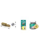 Amana 608-802 5 PC TITANIUM DRYWALL #2 X 1"L