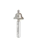 Amana MR1010 Carbide Tipped Miniature Roman Ogee 11/64 Radius x 11/16 Dia x 27/64 x 1/4 Inch Shank with Mini 3/16 Dia Lower Ball Bearing