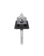 Amana tool RC-1053 Tru Point Insert Carbide Roundover CNC System 1/8 R x 7/8 D x 1/4 CH x 1/4 Inch Shank Router Bit