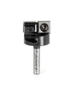 Amana tool RC-2243 CNC Insert Mini Spoilboard Surfacing, Rabbeting, Flycutter, Slab Leveler & Surface Planer 1 D x 12mm (15/32) CH x 1/4 Inch SHK Router Bit
