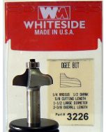 Whiteside 3226 Ogee Bit 1/4R 1-1/2LD 5/8CL