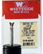 Whiteside D18-50x8 Dovetail Bit 3/8LD 3/8CD 1/2SH